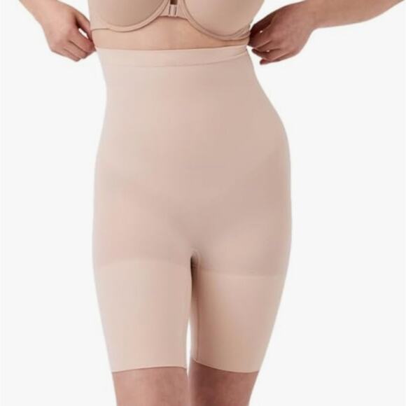 NEW Spanx Higher Power Extended Length High Waisted Power Panty Mid Thigh Short - Picture 14 of 15